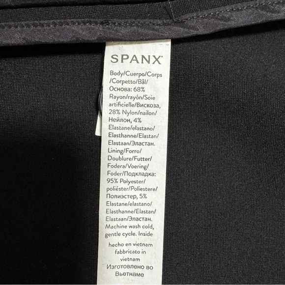 SPANX 🆕 Perfect Collarless Blazer Classic Black Size Large. Closet Staple! - Picture 9 of 11